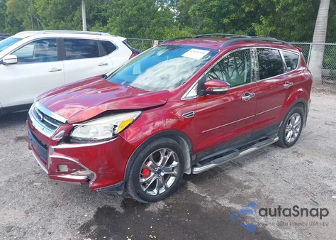 2013 Ford Escape Sel z USA, uszkodzony, nr VIN 1FMCU0HX7DUA33056